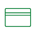 Credit Cards icon - Credit card outline