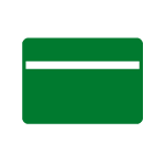 Credit Cards icon hover - Green credit card