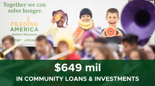 $649 million in community loans and investments